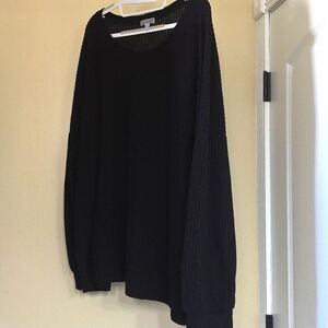 Nine Britton black long-sleeve, 3X